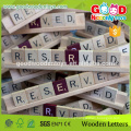 High Quality 100pcs Alphabet Letters Game Kids Educatiional Wooden Alphabet Number Letter